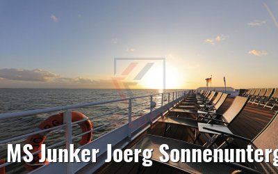 MS Junker Joerg Sonnenuntergang 16.09.2019 MS Junker Joerg Sonnenuntergang 16.09.2019