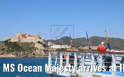 MS Ocean Majesty arrives at Ibiza 06.05.2017 MS Ocean Majesty arrives at Ibiza 06.05.2017