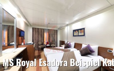 MS Royal Esadora Beispiel Kabine Doppelbett MS Royal Esadora Beispiel Kabine Doppelbett