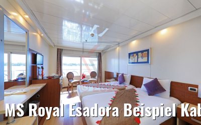 MS Royal Esadora Beispiel Kabine Doppelbett MS Royal Esadora Beispiel Kabine Doppelbett