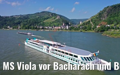 MS Viola vor Bacharach und Burg Stahleck 07.06.2019 MS Viola vor Bacharach und Burg Stahleck 07.06.2019