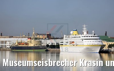 Museumseisbrecher Krasin und MS Hamburg St. Petersburg 13.07.2018 Museumseisbrecher Krasin und MS Hamburg St. Petersburg 13.07.2018