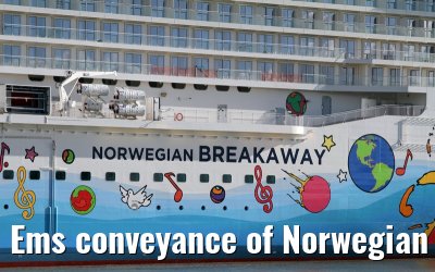 Ems conveyance of Norwegian Breakaway - 13th March 2013 Ems conveyance of Norwegian Breakaway - 13th March 2013