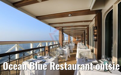 Ocean Blue Restaurant outsie area Norwegian Bliss Ocean Blue Restaurant outsie area Norwegian Bliss