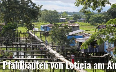 Pfahlbauten von Leticia am Amazonas 09.01.2015 Pfahlbauten von Leticia am Amazonas 09.01.2015