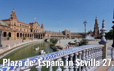 Plaza de  Espana in Sevilla 27.05.2015 Plaza de  Espana in Sevilla 27.05.2015