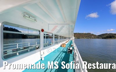 Promenade MS Sofia Restaurantdeck Promenade MS Sofia Restaurantdeck