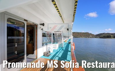 Promenade MS Sofia Restaurantdeck Promenade MS Sofia Restaurantdeck