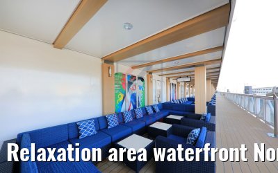 Relaxation area waterfront Norwegian Encore Relaxation area waterfront Norwegian Encore