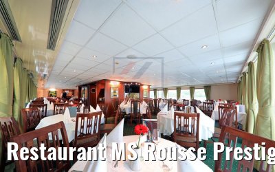 Restaurant MS Rousse Prestige abends Restaurant MS Rousse Prestige abends
