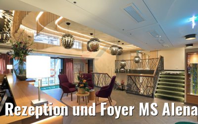 Rezeption und Foyer MS Alena Rezeption und Foyer MS Alena