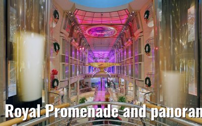Royal Promenade and panoramic lifts Independence of the Seas Royal Promenade and panoramic lifts Independence of the Seas