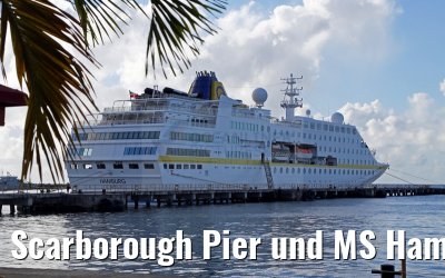 Scarborough Pier und MS Hamburg 24.01.2015 Scarborough Pier und MS Hamburg 24.01.2015