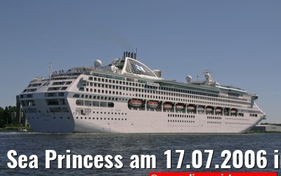 Sea Princess am 17.07.2006 in Amsterdam Sea Princess am 17.07.2006 in Amsterdam