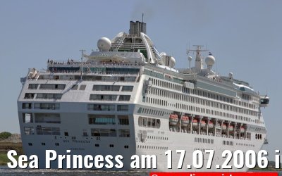 Sea Princess am 17.07.2006 in Amsterdam Sea Princess am 17.07.2006 in Amsterdam