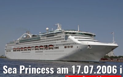 Sea Princess am 17.07.2006 in Amsterdam Sea Princess am 17.07.2006 in Amsterdam