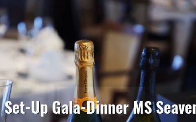 Set-Up Gala-Dinner MS Seaventure 10.08.2021 Set-Up Gala-Dinner MS Seaventure 10.08.2021