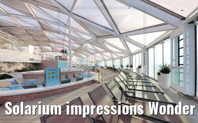 Solarium impressions Wonder of the Seas Solarium impressions Wonder of the Seas