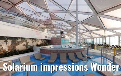 Solarium impressions Wonder of the Seas Solarium impressions Wonder of the Seas