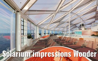 Solarium impressions Wonder of the Seas Solarium impressions Wonder of the Seas