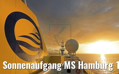 Sonnenaufgang MS Hamburg 10.02.2018 Sonnenaufgang MS Hamburg 10.02.2018
