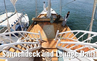 Sonnendeck und Lounge Dahabiya Abundance Sonnendeck und Lounge Dahabiya Abundance