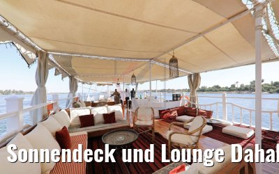 Sonnendeck und Lounge Dahabiya Abundance Sonnendeck und Lounge Dahabiya Abundance