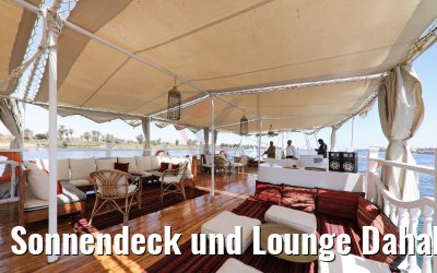 Sonnendeck und Lounge Dahabiya Abundance Sonnendeck und Lounge Dahabiya Abundance