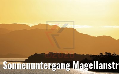 Sonnenuntergang Magellanstrasse MS Hamburg Sonnenuntergang Magellanstrasse MS Hamburg