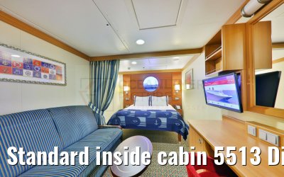 Standard inside cabin 5513 Disney Dream Standard inside cabin 5513 Disney Dream