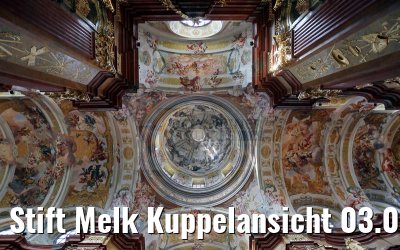 Stift Melk Kuppelansicht 03.04.2015 Stift Melk Kuppelansicht 03.04.2015