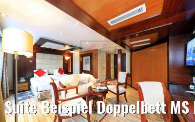 Suite Beispiel Doppelbett MS Blue Shadow Suite Beispiel Doppelbett MS Blue Shadow