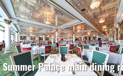 Summer Palace main dining room Norwegian Pearl Summer Palace main dining room Norwegian Pearl