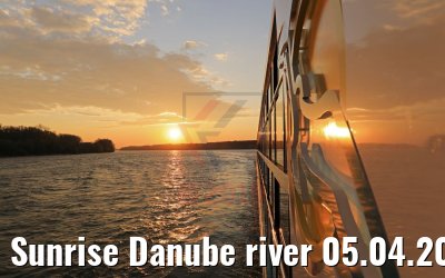 Sunrise Danube river 05.04.2019 Sunrise Danube river 05.04.2019