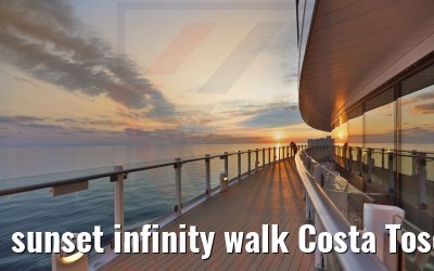 sunset infinity walk Costa Toscana sunset infinity walk Costa Toscana
