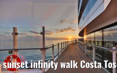 sunset infinity walk Costa Toscana sunset infinity walk Costa Toscana