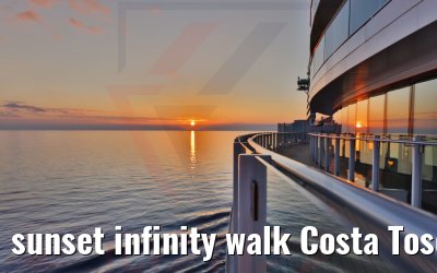 sunset infinity walk Costa Toscana sunset infinity walk Costa Toscana