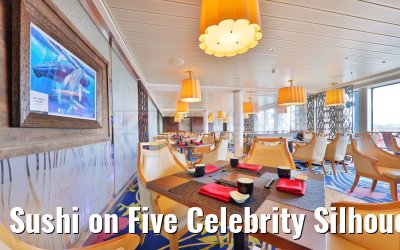 Sushi on Five Celebrity Silhouette Sushi on Five Celebrity Silhouette