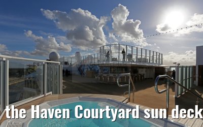 the Haven Courtyard sun deck whirlpool the Haven Courtyard sun deck whirlpool