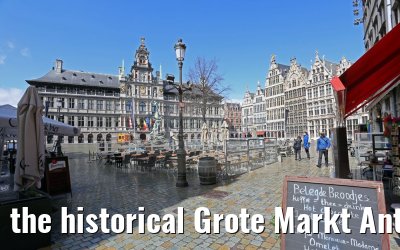 the historical Grote Markt Antwerp 07.04.2016 the historical Grote Markt Antwerp 07.04.2016