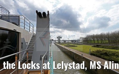the Locks at Lelystad, MS Alina 04.04.2016 the Locks at Lelystad, MS Alina 04.04.2016