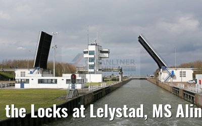 the Locks at Lelystad, MS Alina 04.04.2016 the Locks at Lelystad, MS Alina 04.04.2016