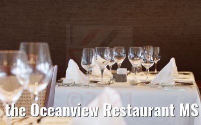 the Oceanview Restaurant MS Seaventure gala set-up the Oceanview Restaurant MS Seaventure gala set-up