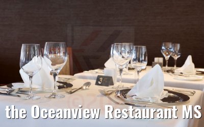 the Oceanview Restaurant MS Seaventure gala set-up the Oceanview Restaurant MS Seaventure gala set-up
