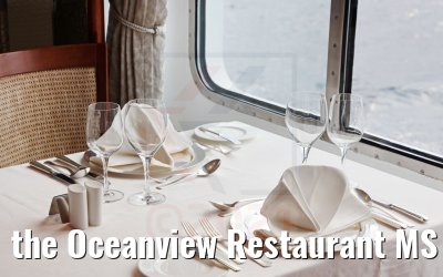 the Oceanview Restaurant MS Seaventure gala set-up the Oceanview Restaurant MS Seaventure gala set-up