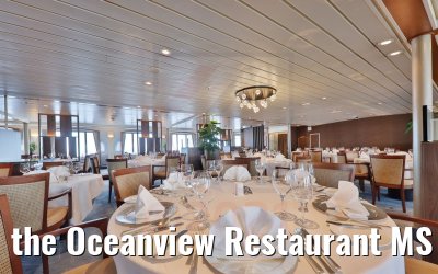 the Oceanview Restaurant MS Seaventure gala set-up the Oceanview Restaurant MS Seaventure gala set-up