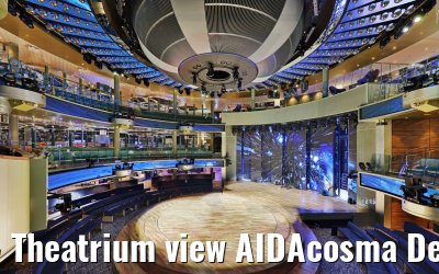 Theatrium view AIDAcosma Deck 7 Theatrium view AIDAcosma Deck 7