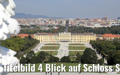Titelbild 4 Blick auf Schloss Schönbrunn und Park in Wien Titelbild 4 Blick auf Schloss Schönbrunn und Park in Wien
