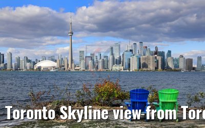Toronto Skyline view from Toronto Centre Island 14.10.2019 Toronto Skyline view from Toronto Centre Island 14.10.2019