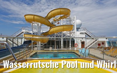 Wasserrutsche Pool und Whirlpool Costa Favolosa Deck 11 Wasserrutsche Pool und Whirlpool Costa Favolosa Deck 11